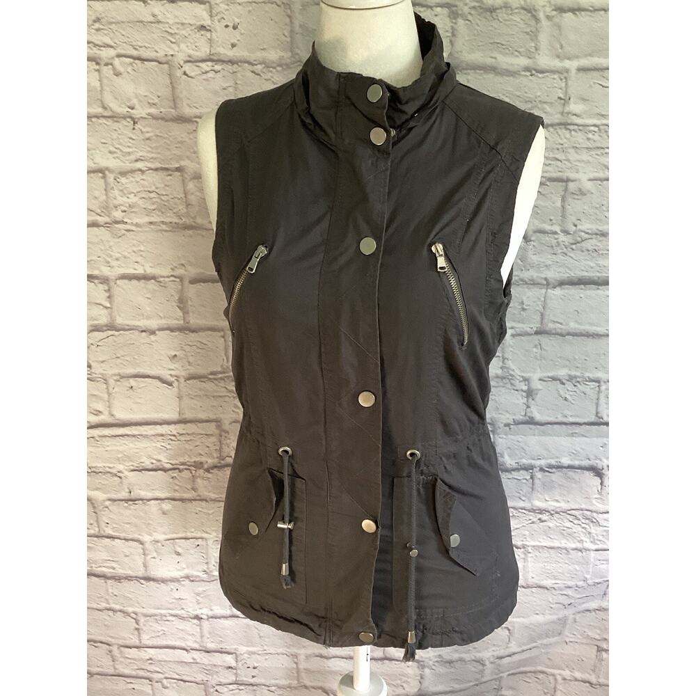 Snobbish Women Gray Vest Size Small